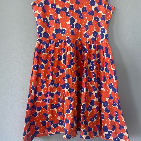 🛑SOLD Tea Girls Floral Print Sleeveless Cotton Dress Size 12 - Picture 3 of 5